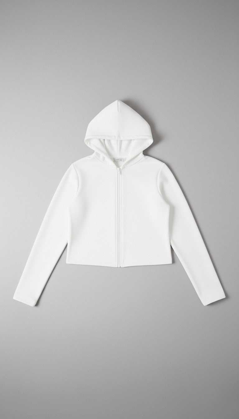 Sudadera lisa cierre