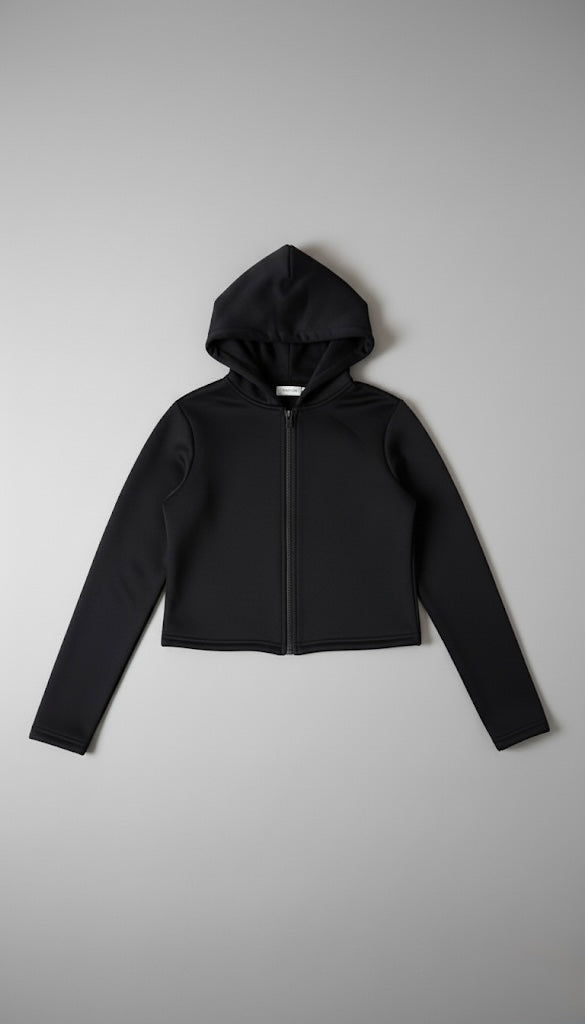 Sudadera lisa cierre